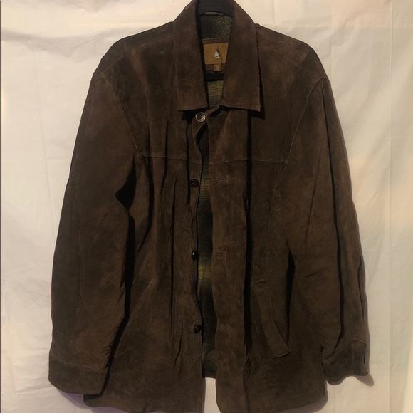 St. John's Bay Dark Brown Suede Jacket